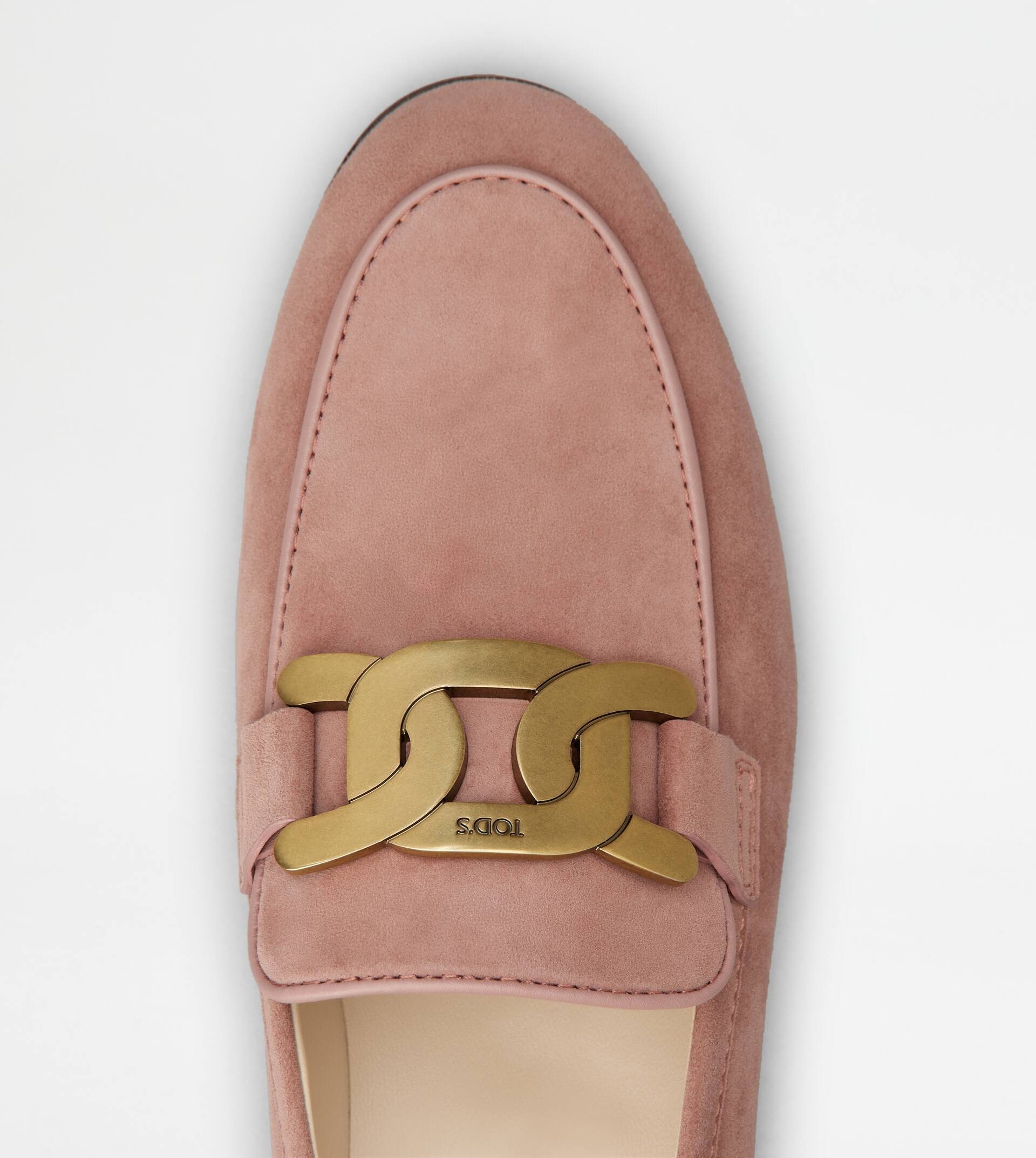 KATE LOAFERS IN SUEDE - PINK - 4