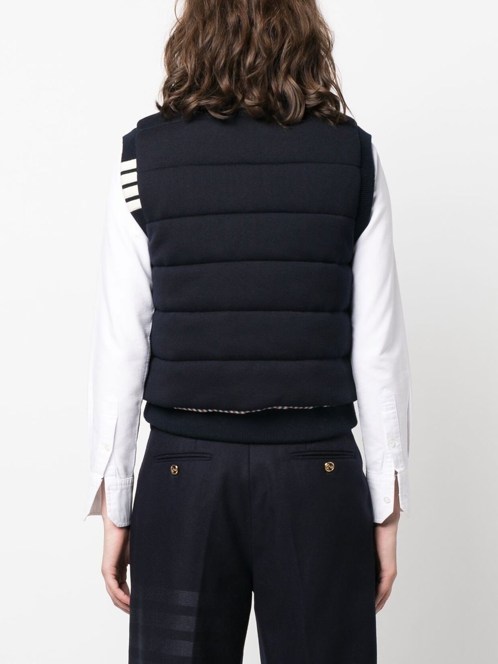 4-Bar stripe reversible vest - 4