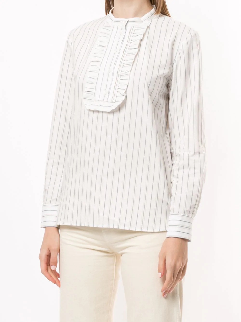 Madeline jacquard stripe blouse - 3