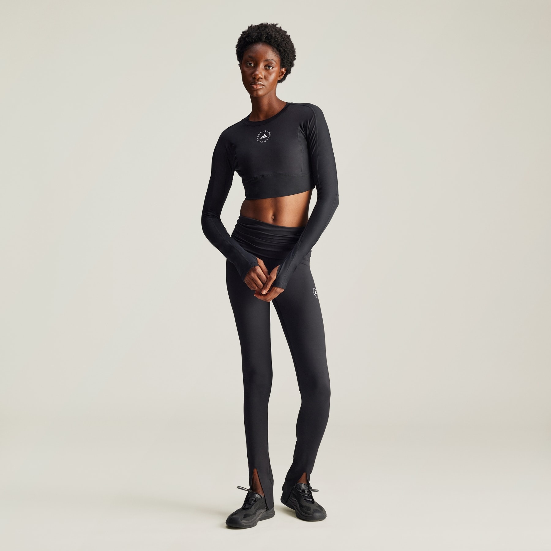 adidas by Stella McCartney TrueStrength Yoga Cropped Long Sleeve Top - 4