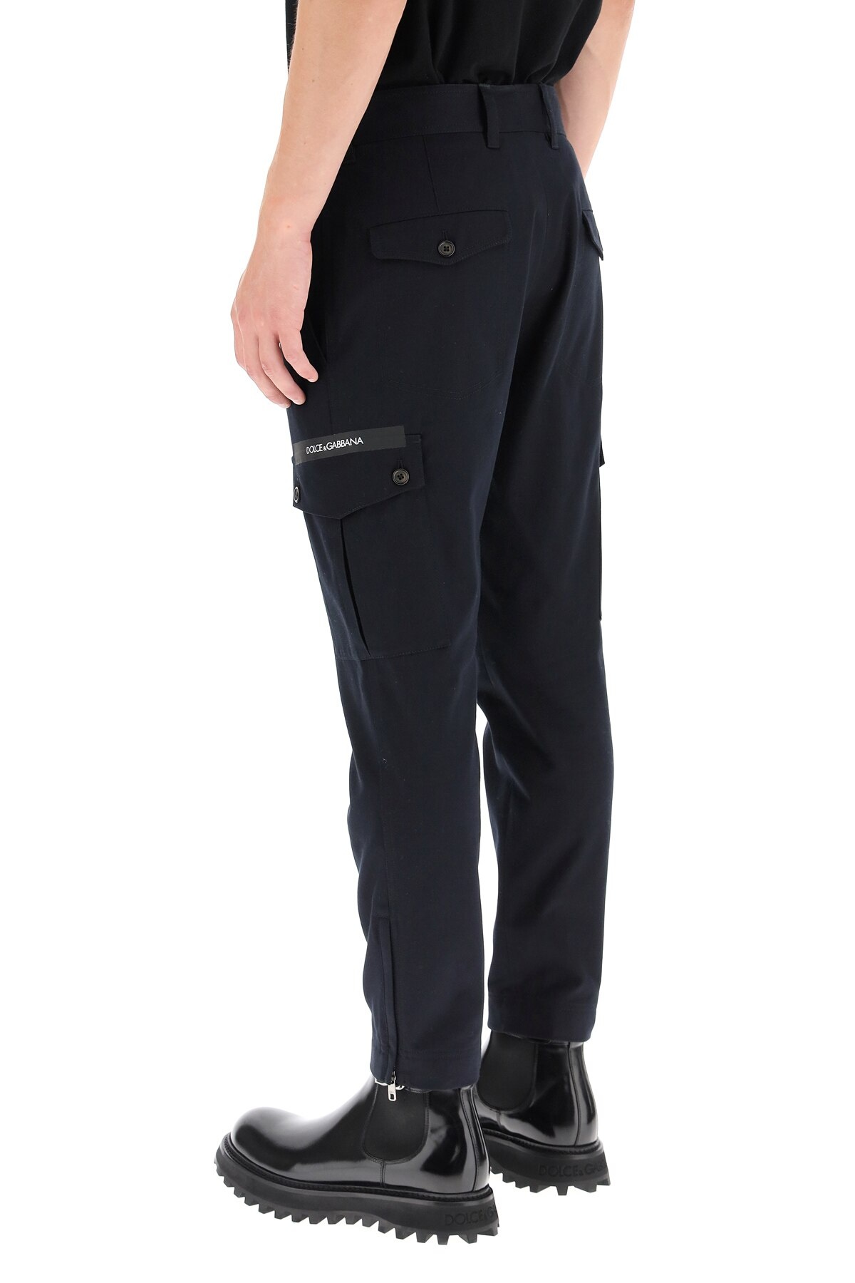 COTTON CARGO TROUSERS - 4