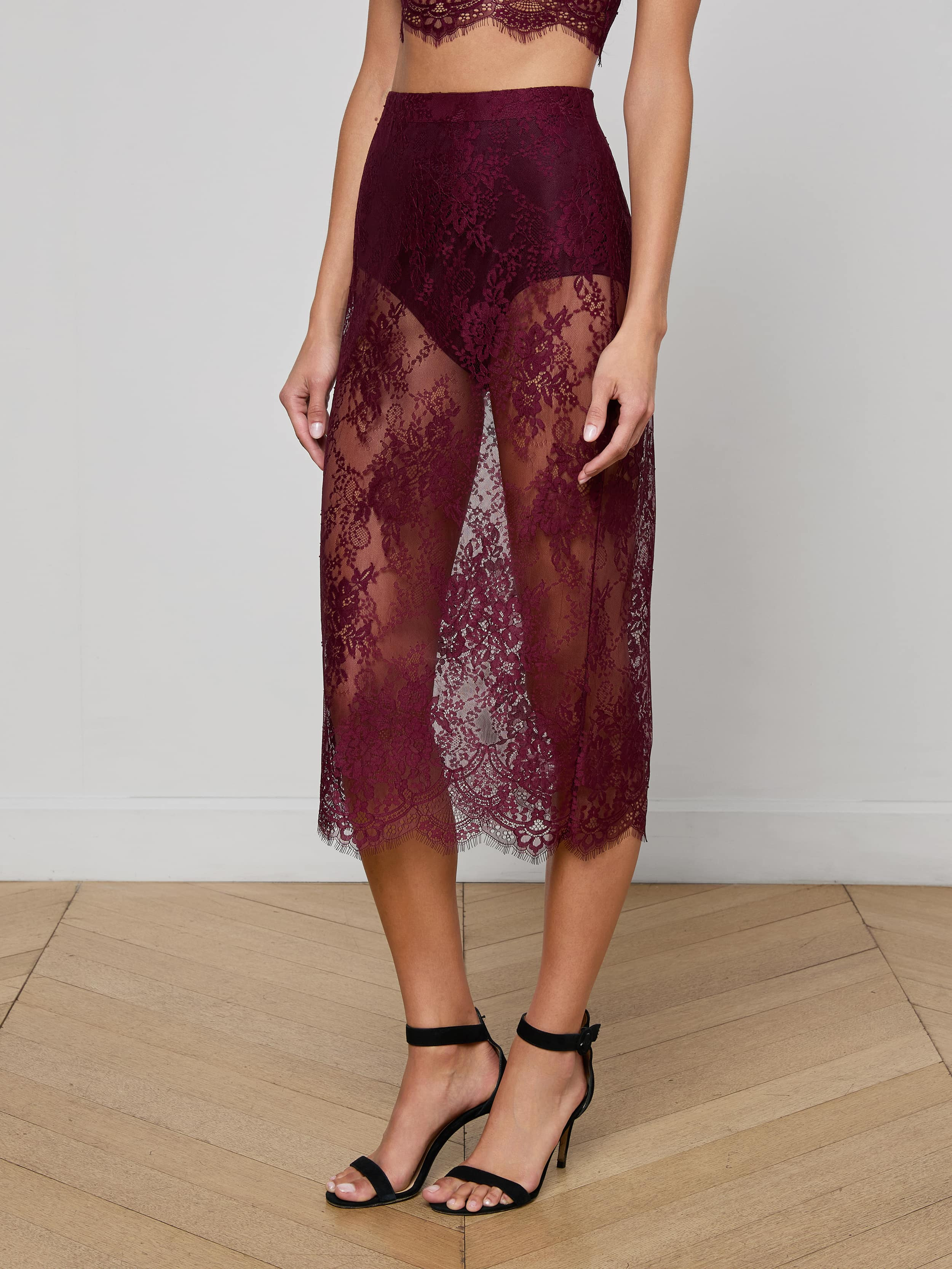 Makena Lace Pencil Skirt - 4