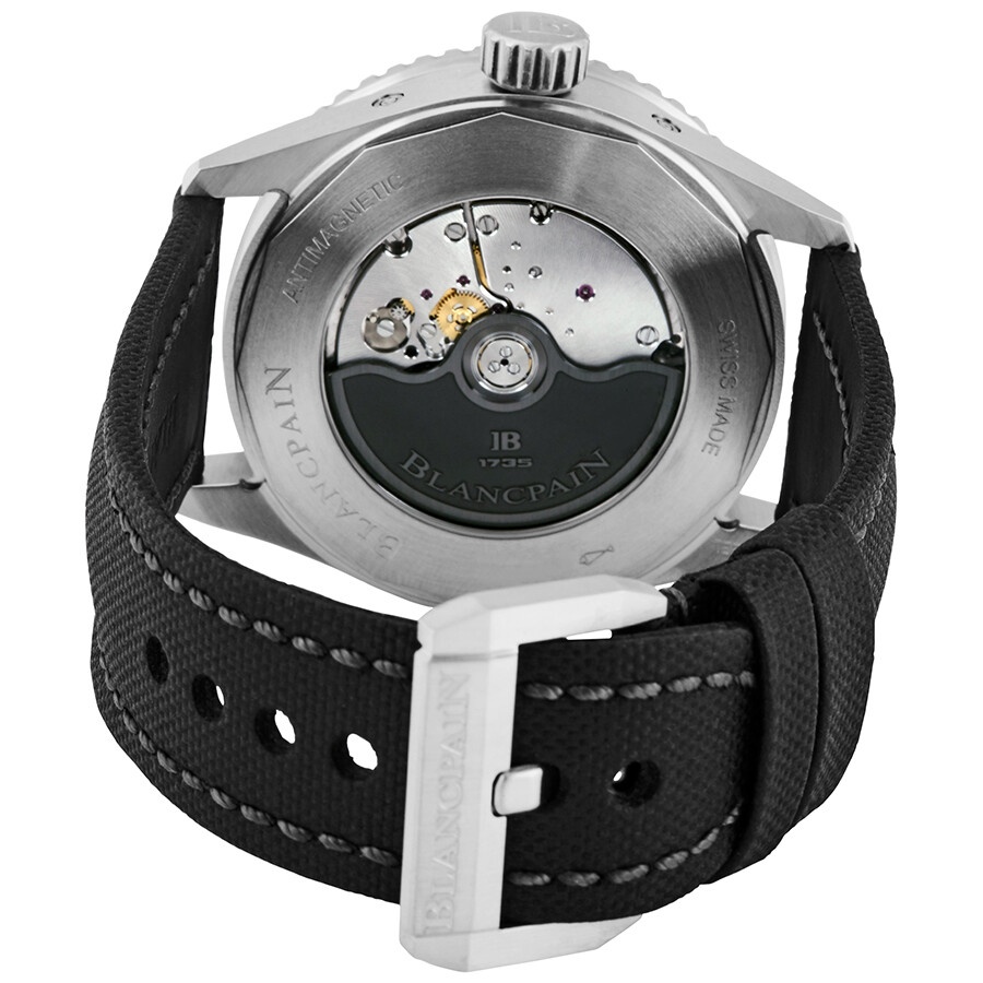 Blancpain Fifty Fathoms Bathyscaphe Quantieme Automatic Grey Dial Men's Watch 5054-1110-B52A - 3