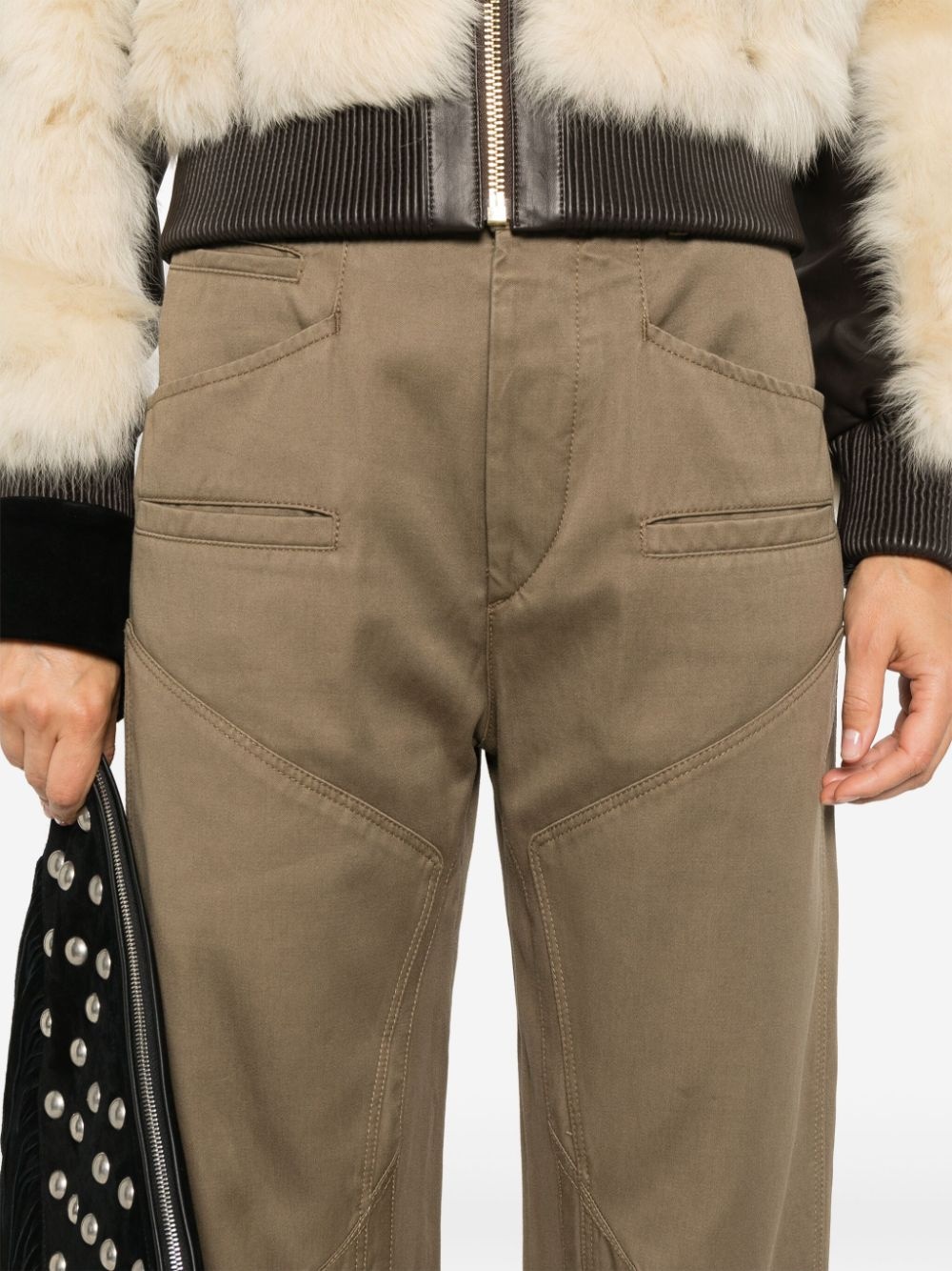 パンツ ISABEL MARANT EMMY COTTON BAGGY TROUSERS Isabel Marant Emmy trousers | REVERSIBLE