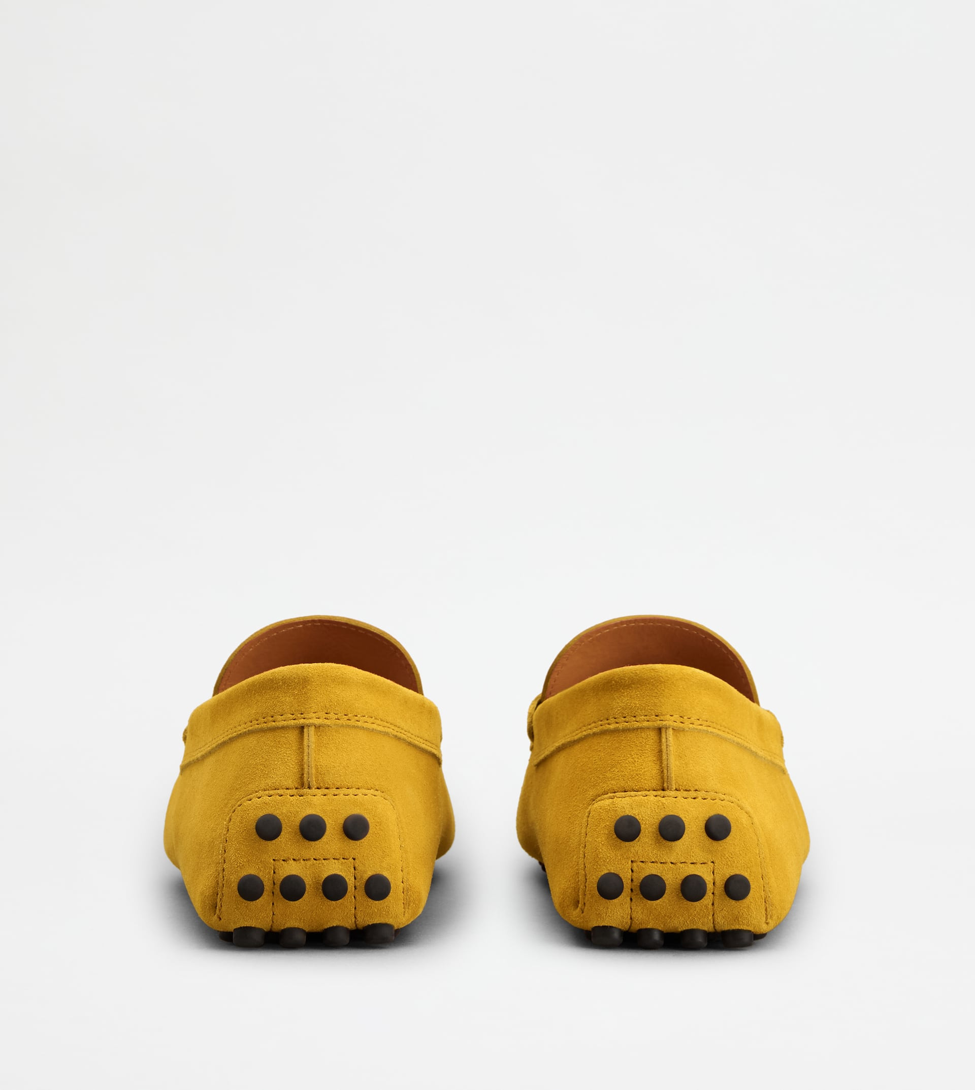 GOMMINO DRIVING SHOES IN SUEDE - YELLOW - 3