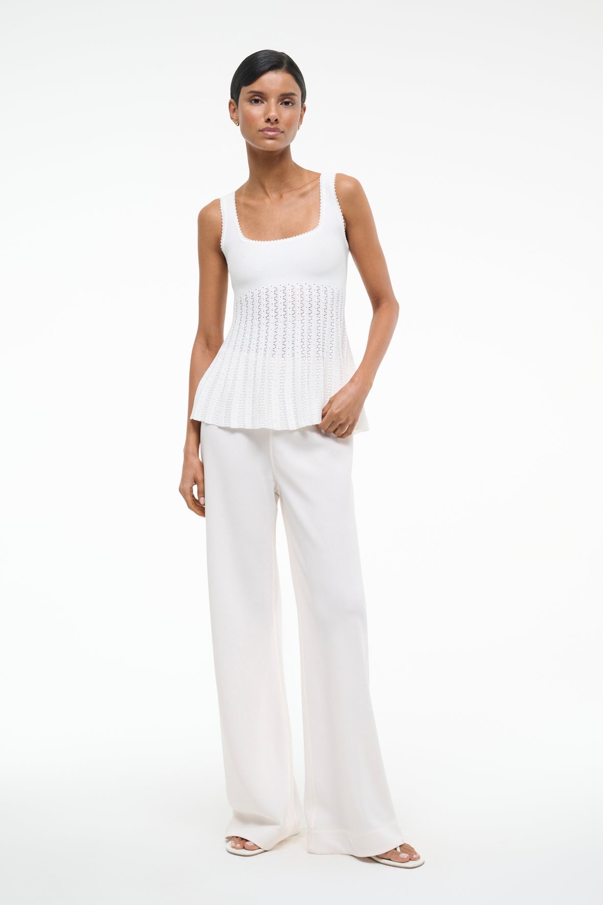 STAUD ELLEN TOP IVORY - 3