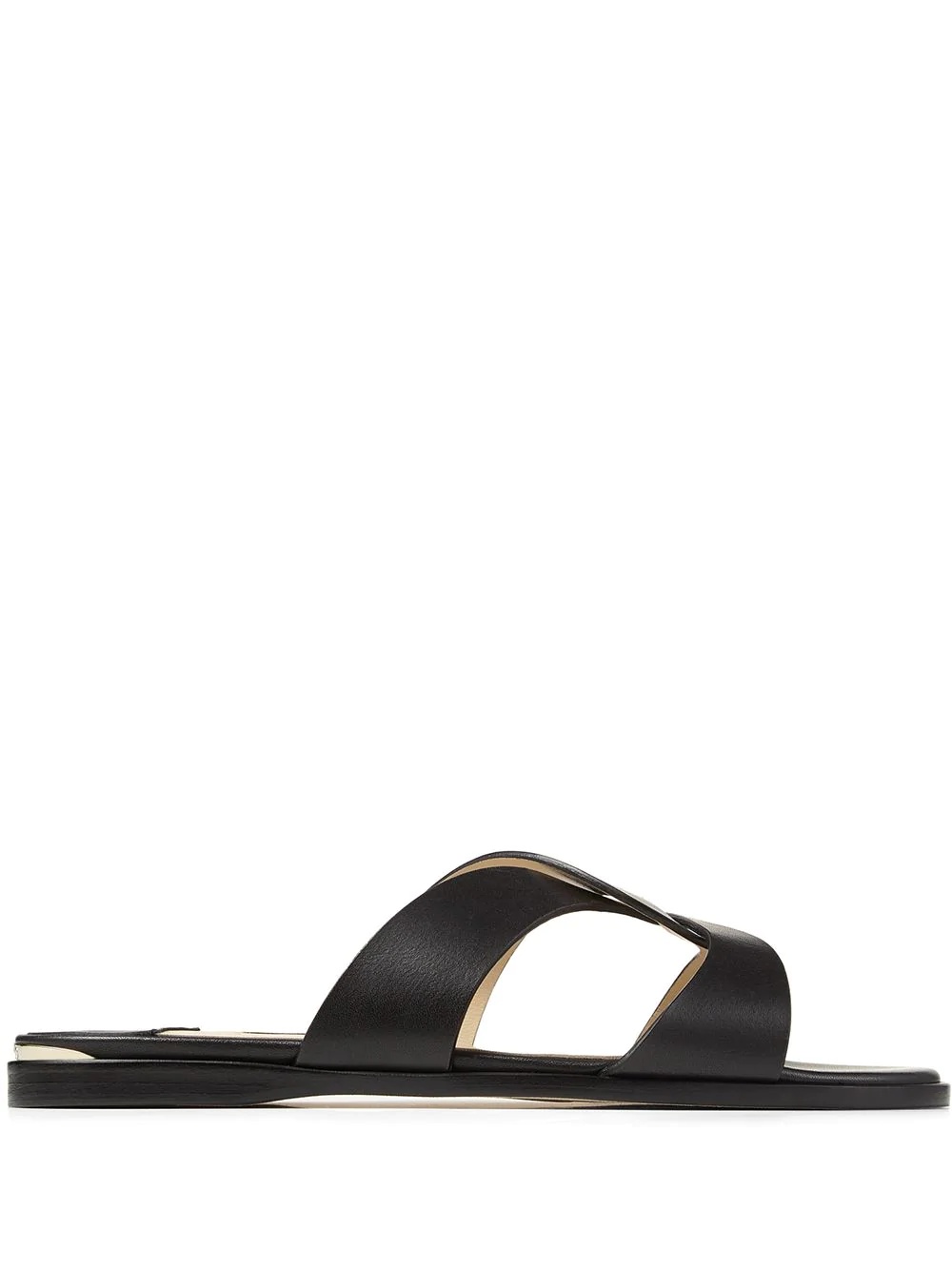 Atia flat crossover strap sandals - 1