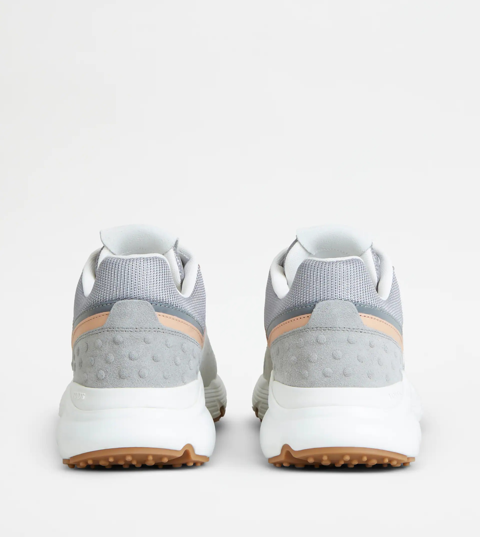 SNEAKERS IN SUEDE - GREY, BEIGE, OFF WHITE - 2