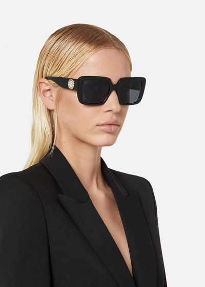 VERSACE Medusa Crystal Jewel Sunglasses outlook