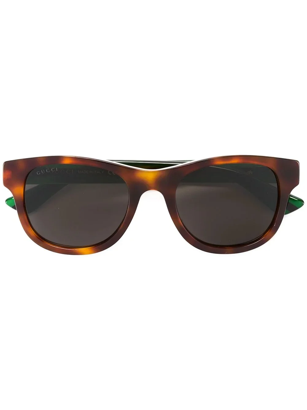 Web detail tortoiseshell sunglasses - 1