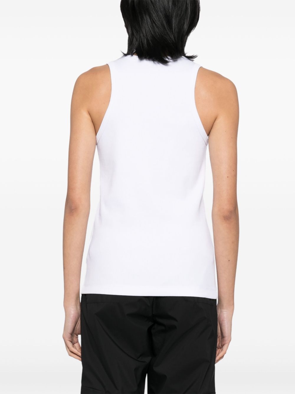 logo-patch tank top - 4