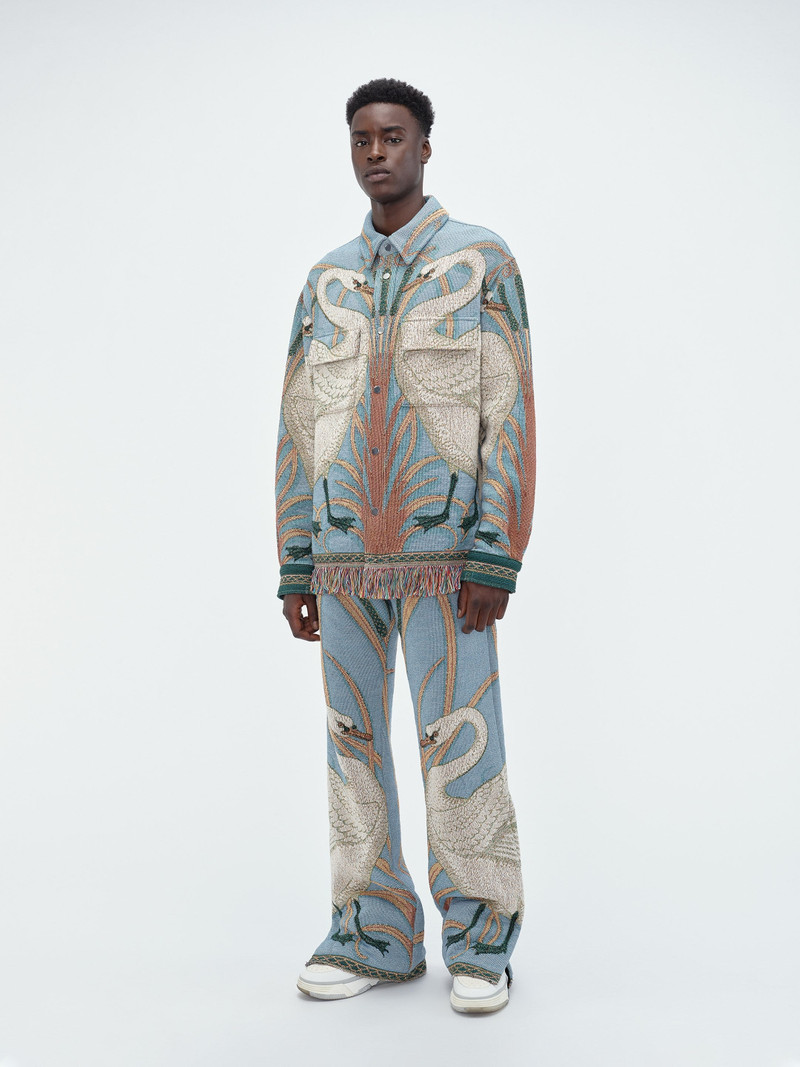 AMIRI SWAN TAPESTRY OVERSHIRT outlook