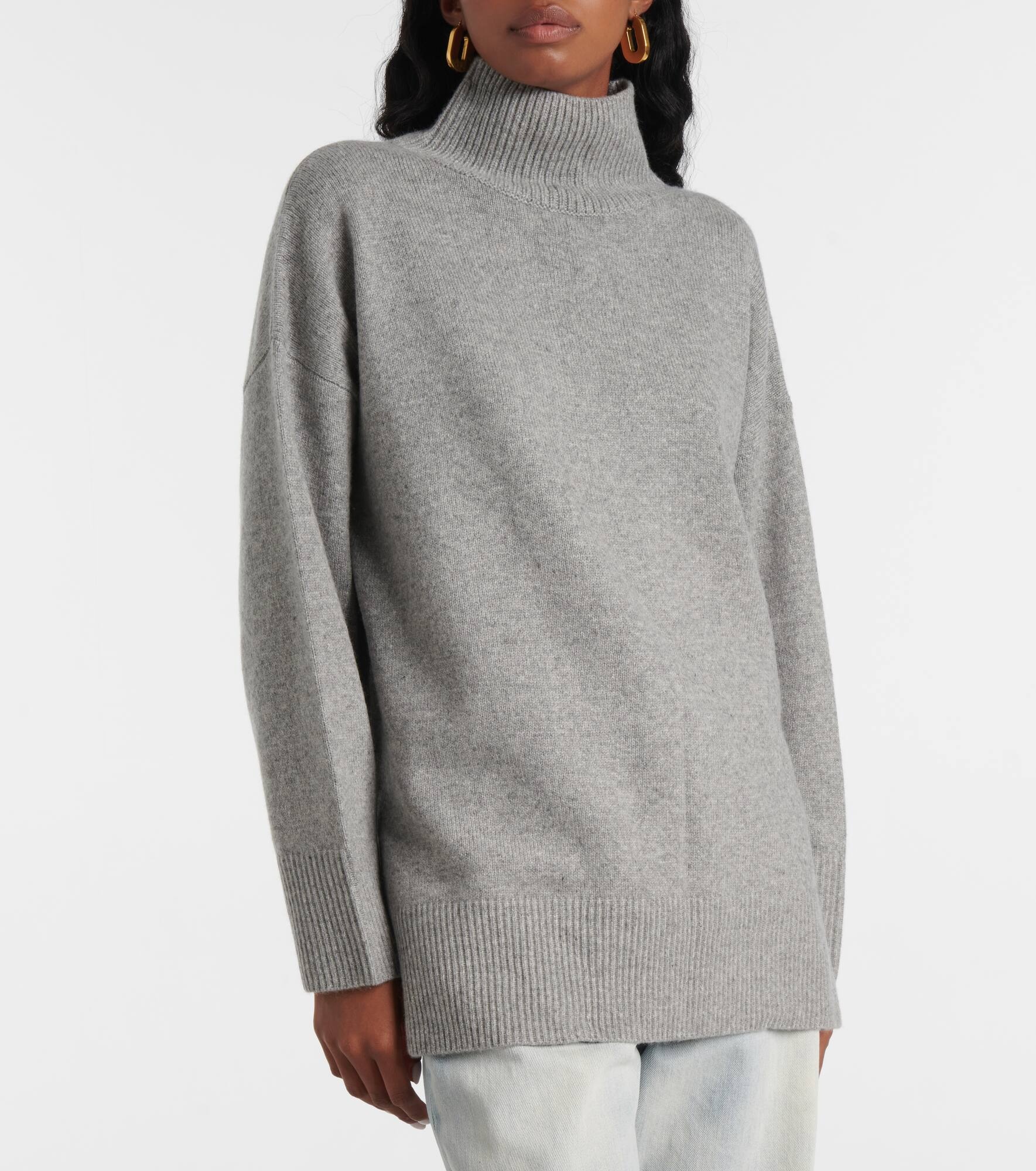 Wool and cashmere turtleneck sweater - 6