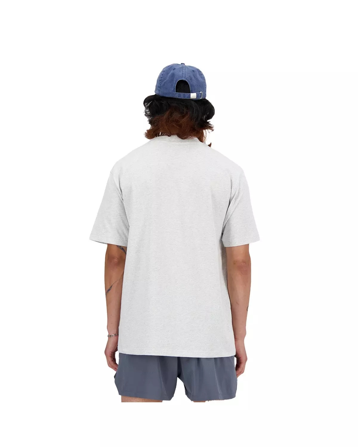 Men's Athletics Cotton Tee-Grey - 2