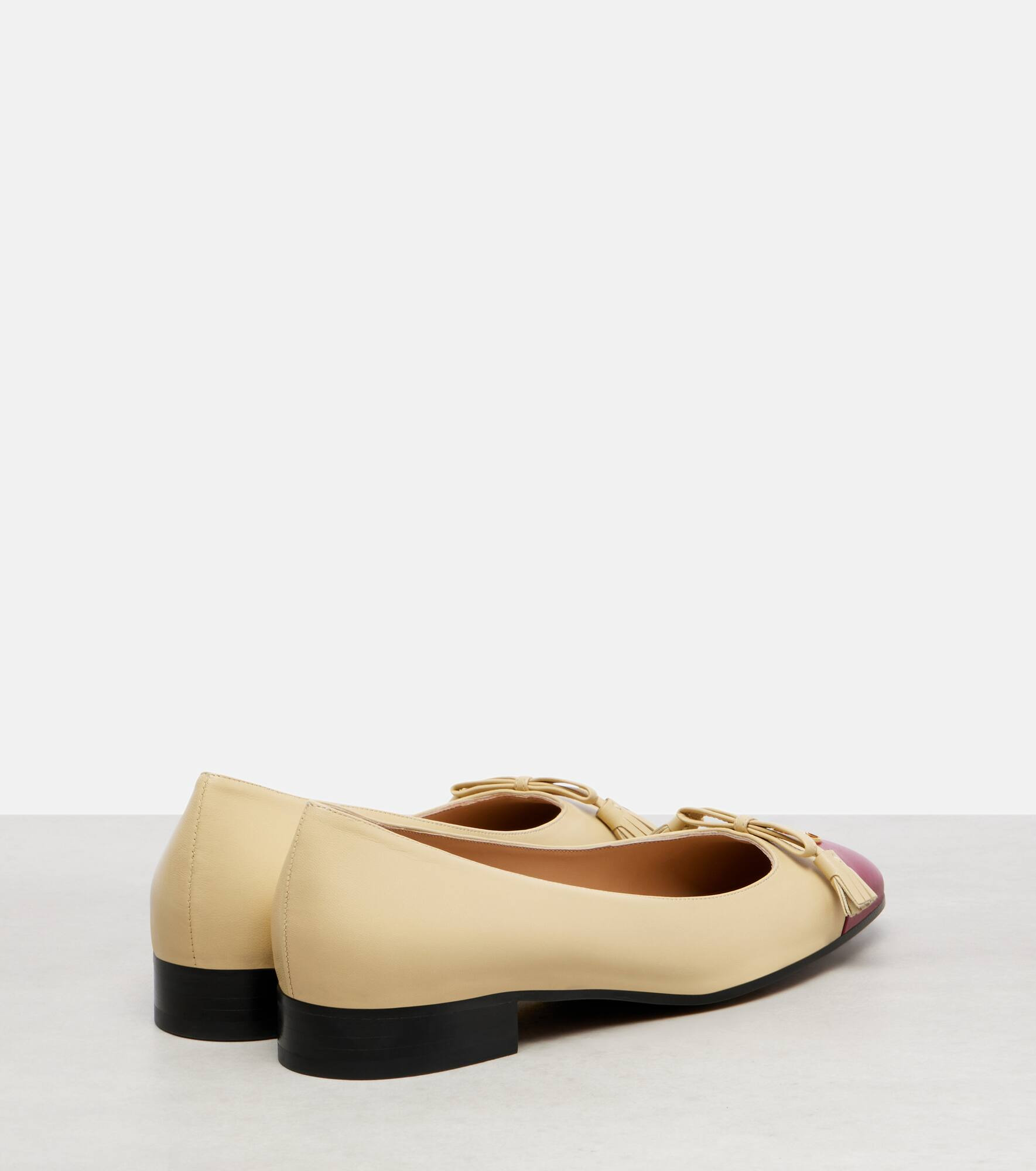 Valet Du Roi VLogo leather ballet flats - 2