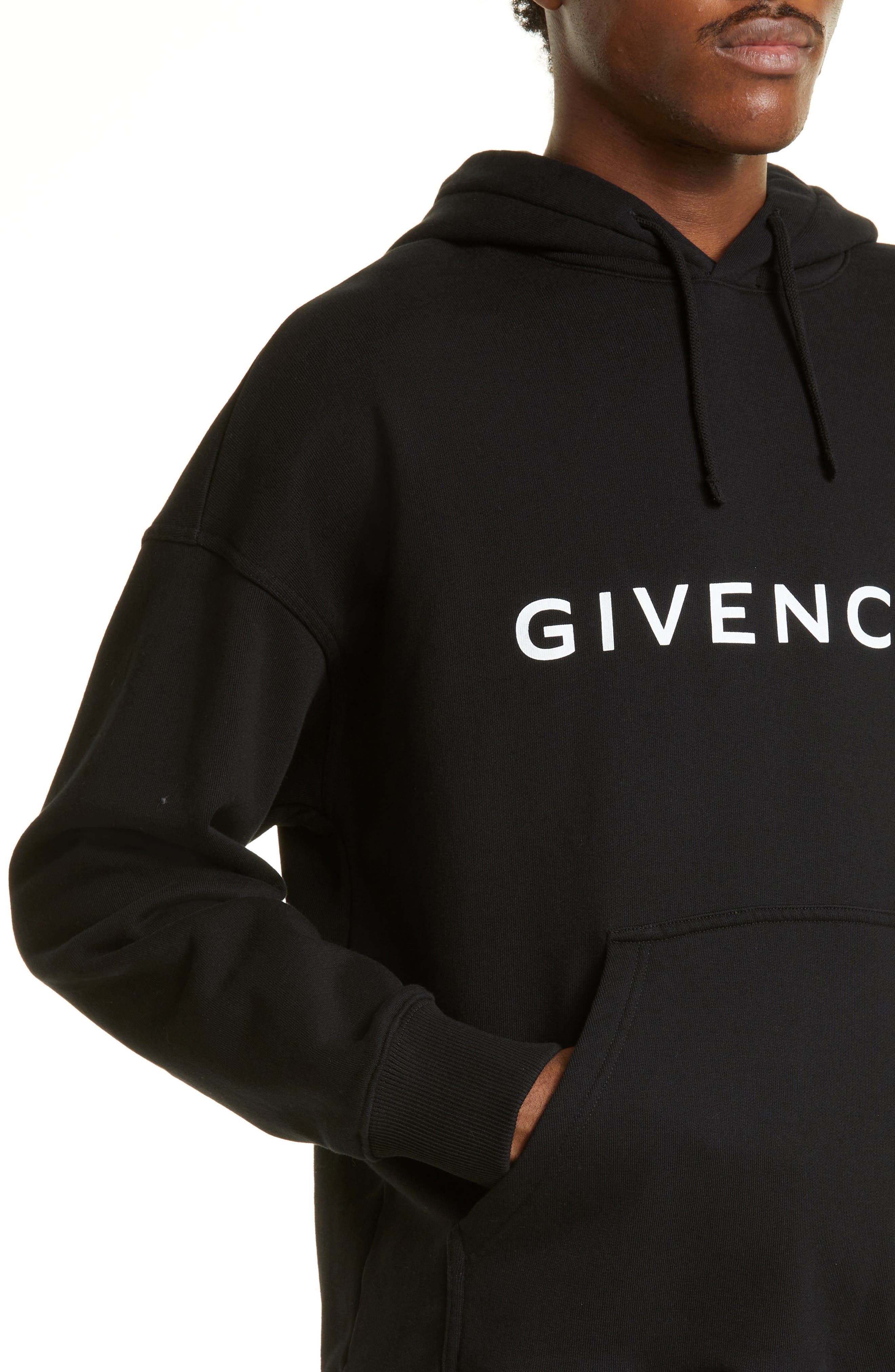 Slim Fit Logo Graphic Hoodie - 4