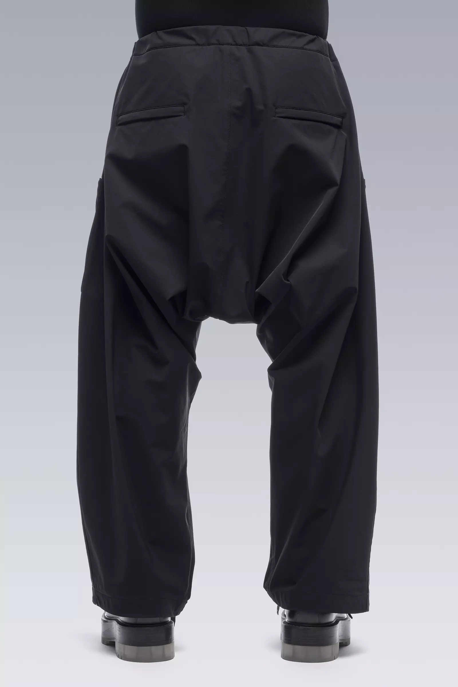 P30AL-DS Schoeller® Dryskin™ Ultrawide Drawcord Cargo Trouser Black - 8