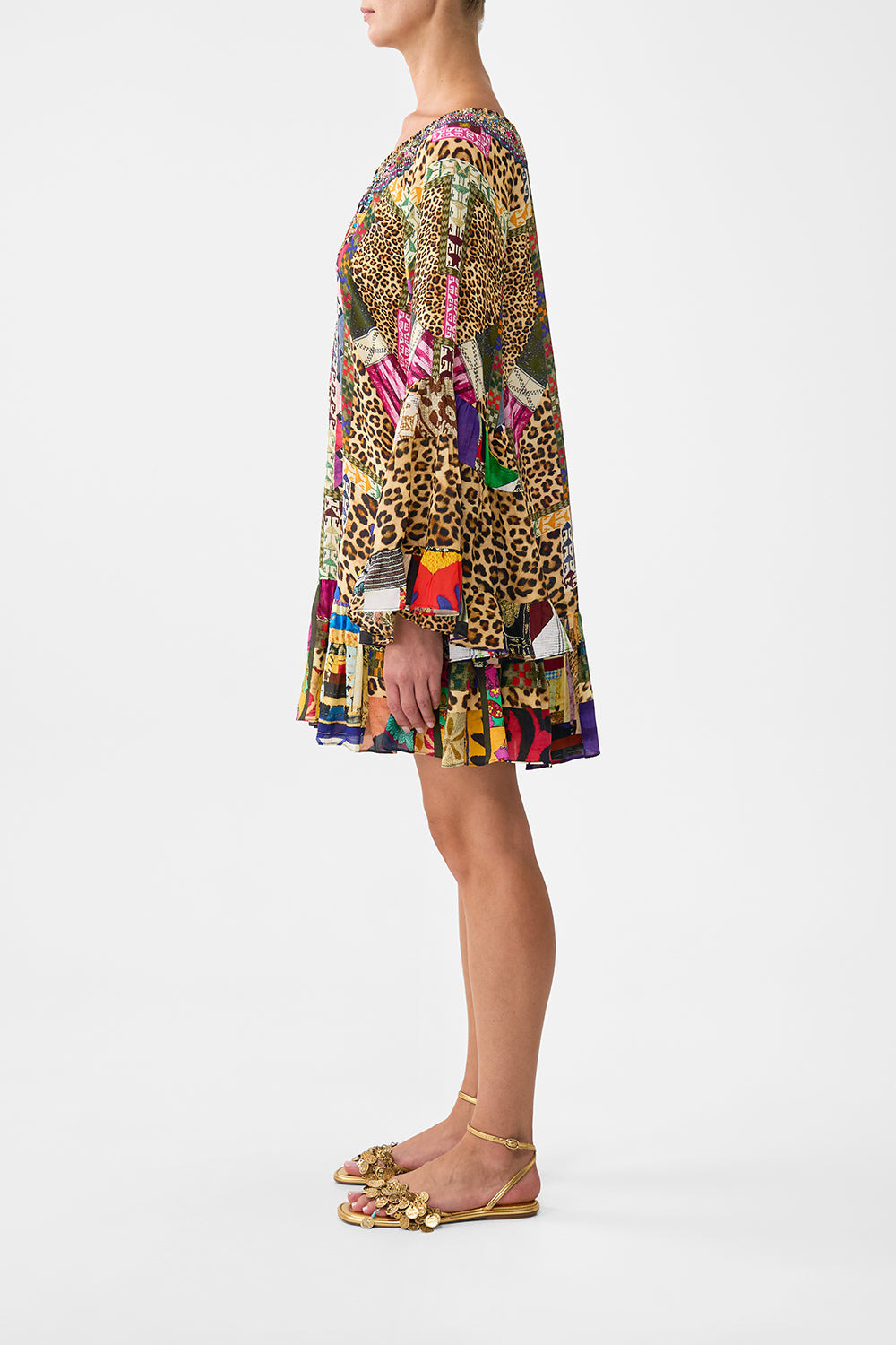 A LINE FRILL DRESS - 4