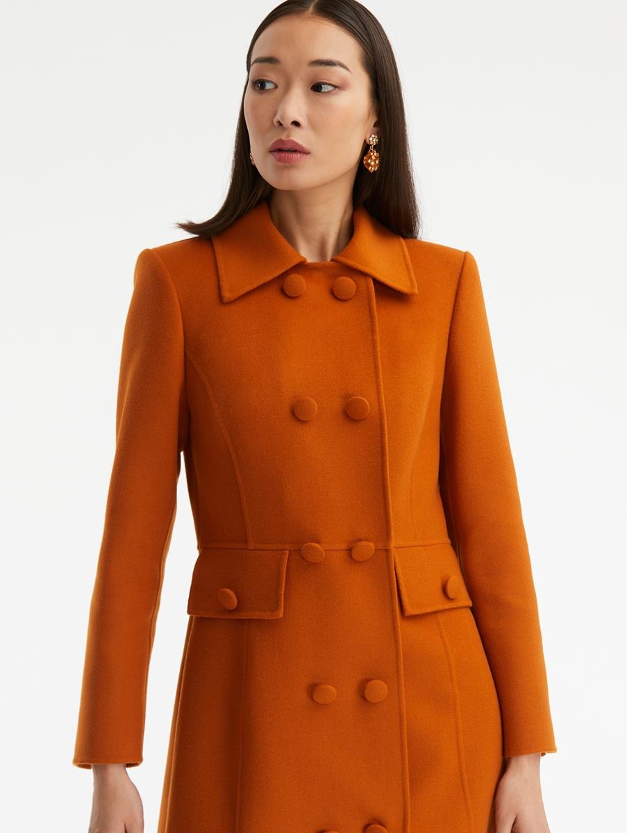 DOUBLE BREASTED PEACOAT - 3