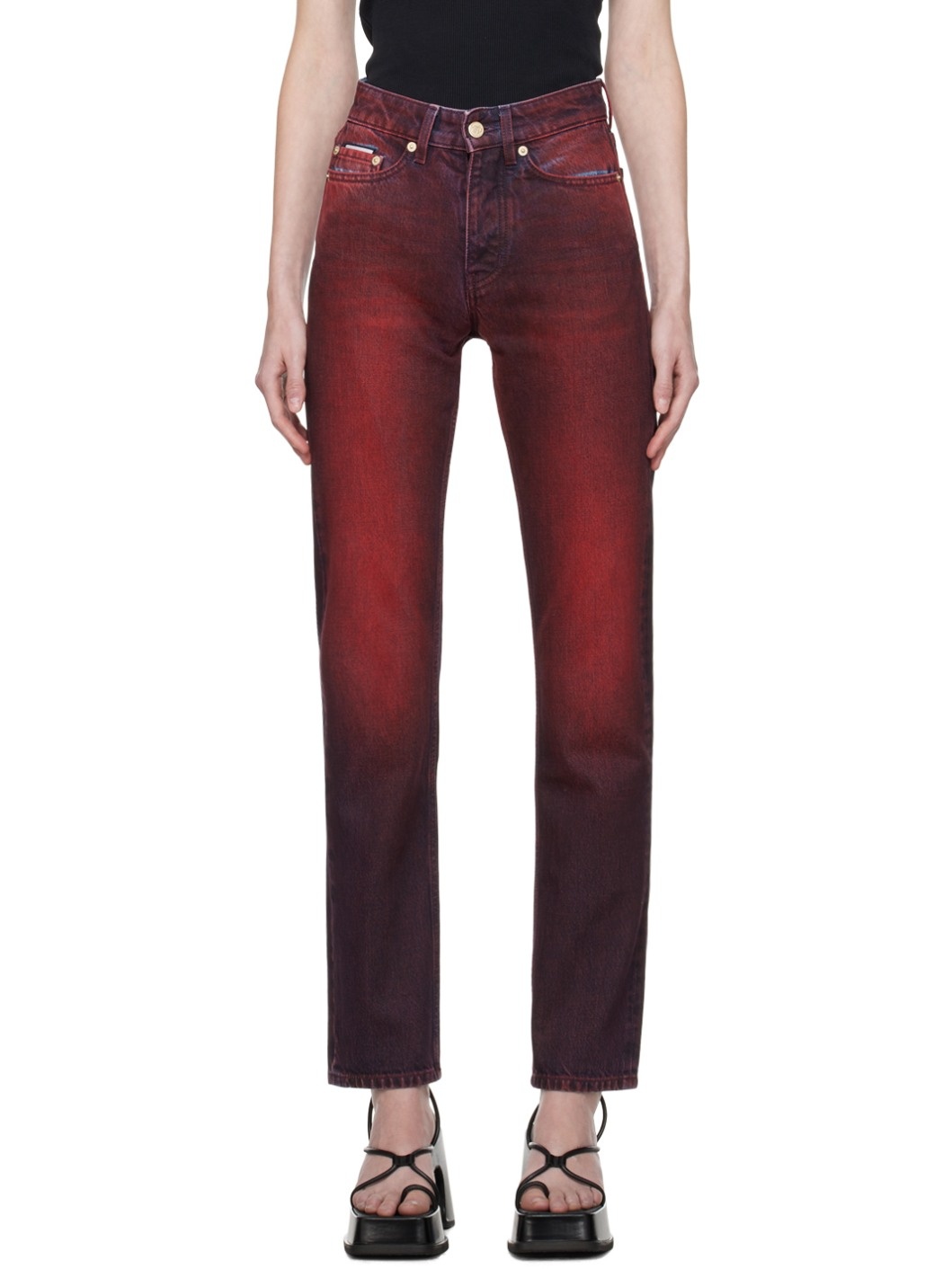 Red Orion Jeans - 1