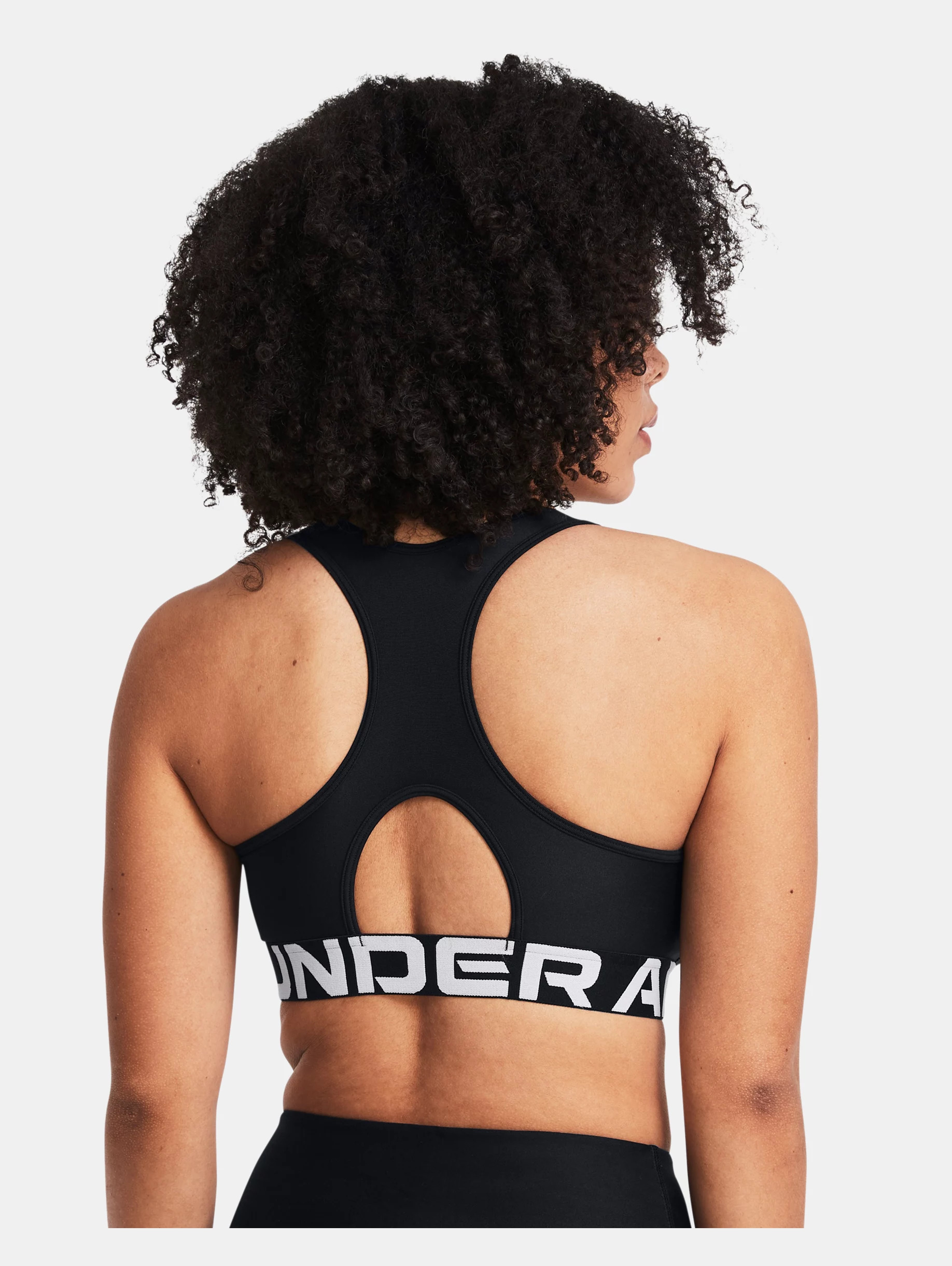 Women's HeatGear® Armour Mid Branded Sports Bra - 9