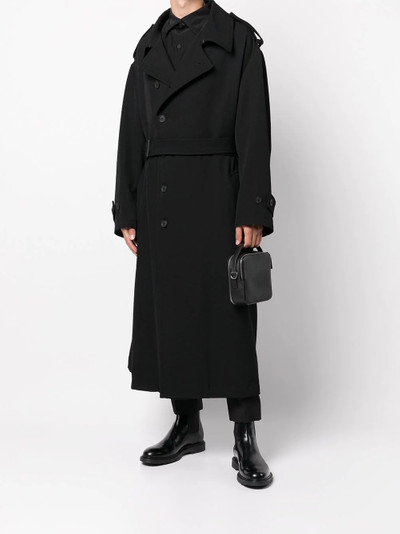 Yohji Yamamoto double-breasted wool coat outlook