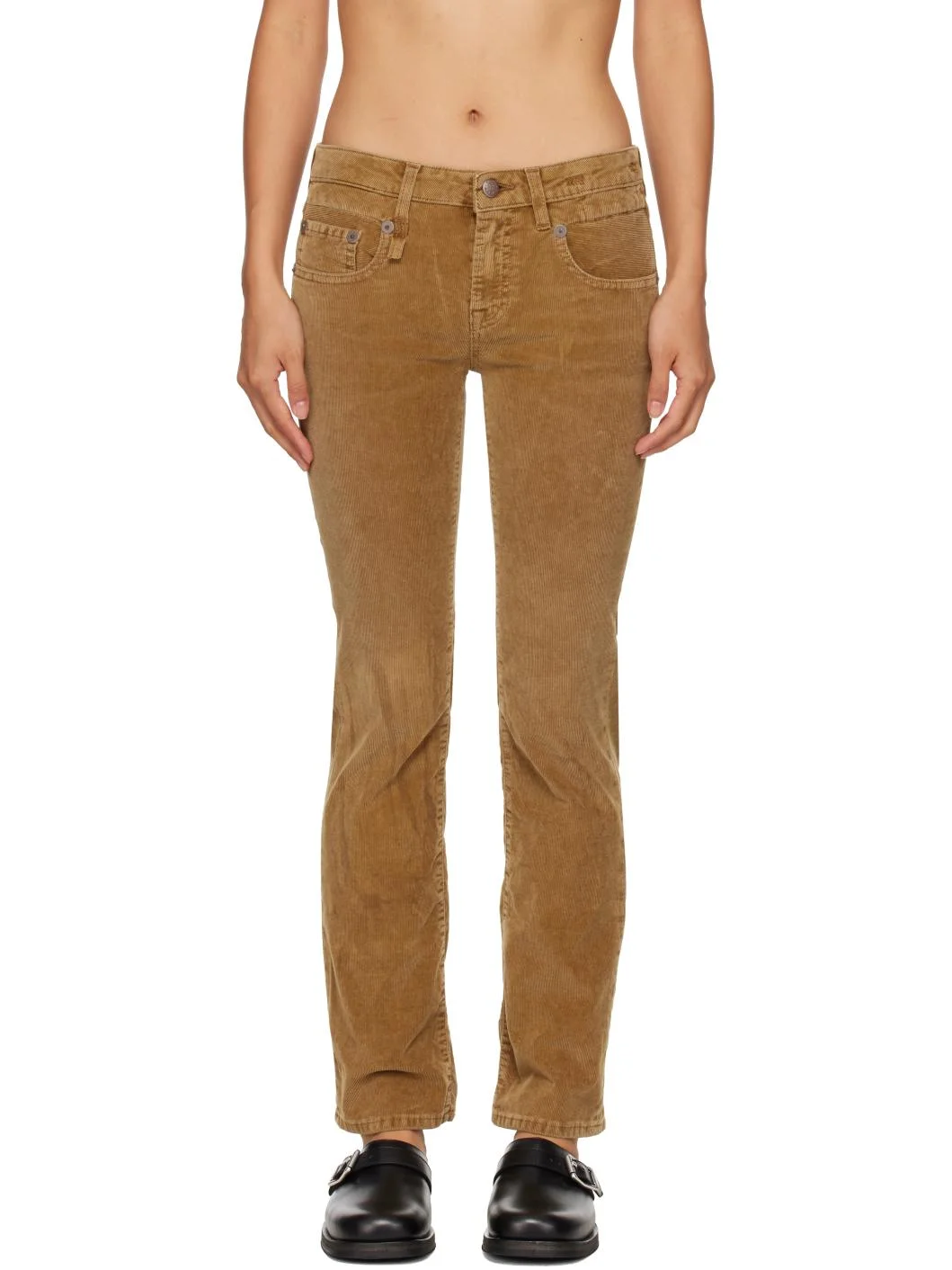 Brown Boy Kick Trousers - 1