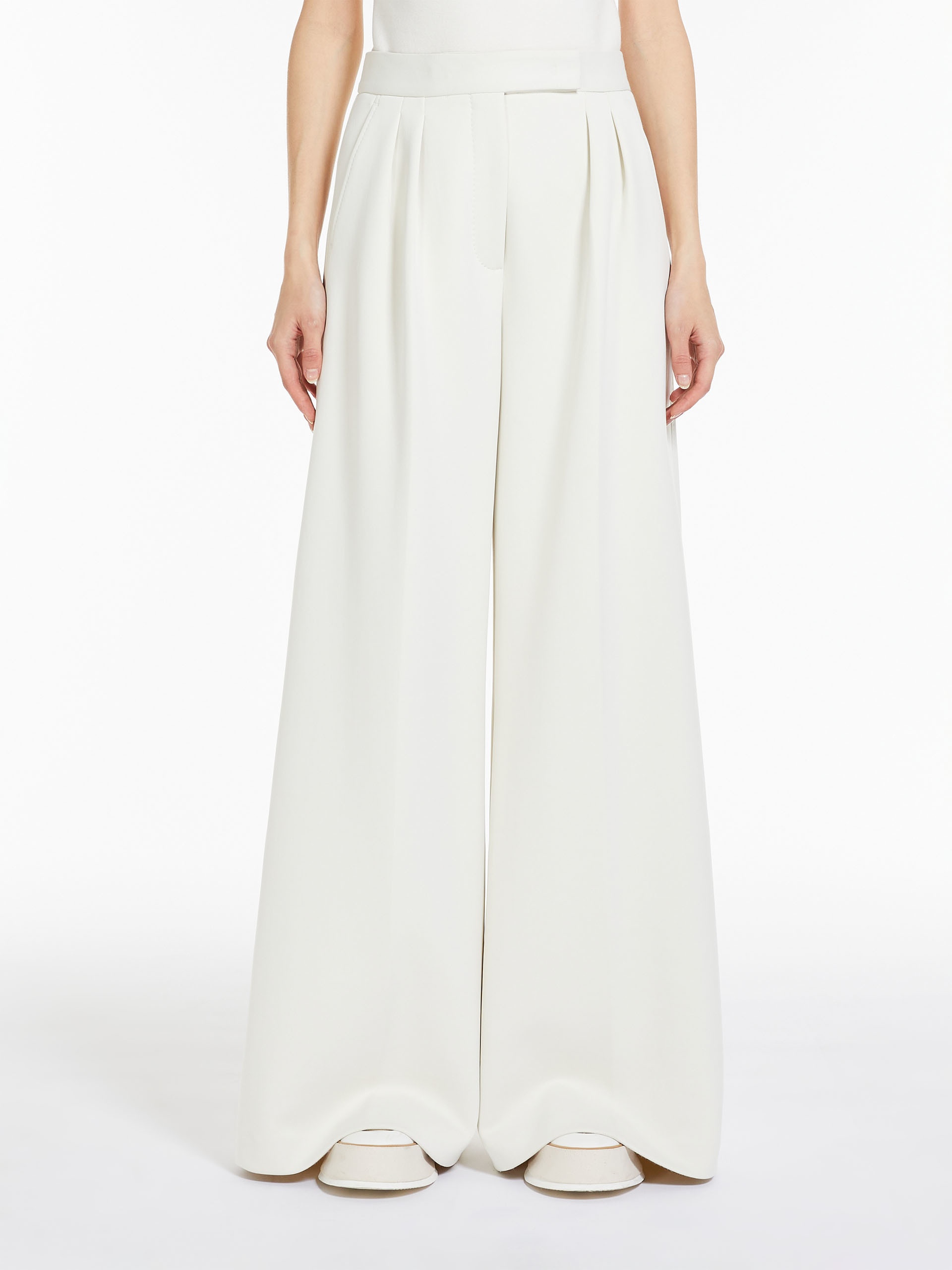 ZINNIA Flared trousers in scuba jersey - 3