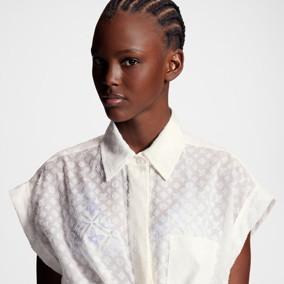 Louis Vuitton Monogram Fil Coupé Sleeveless Shirt outlook