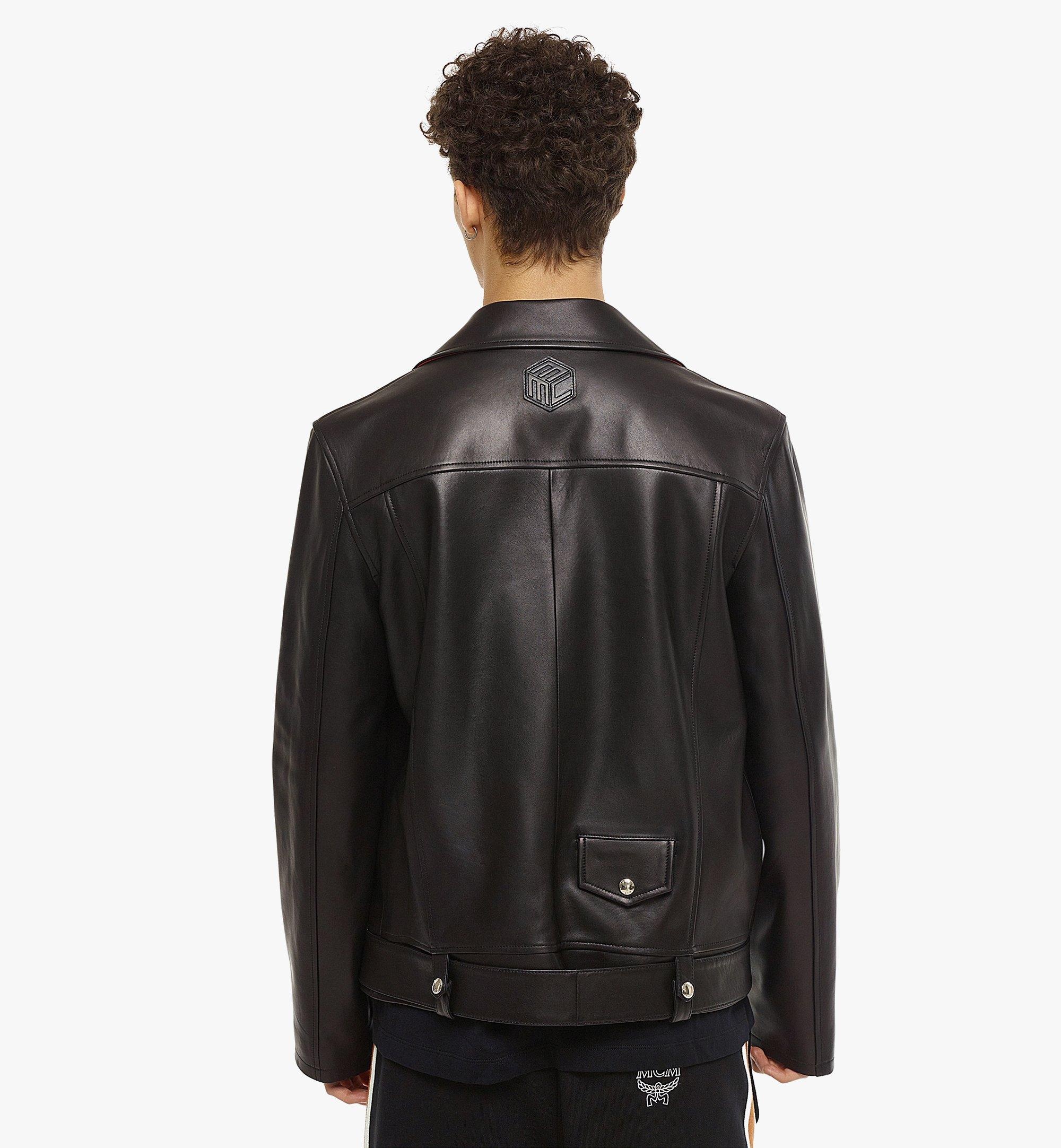 Rider Jacket in Lamb Nappa Leather - 6
