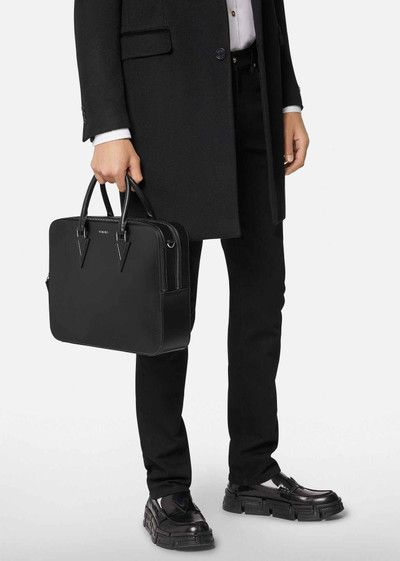 VERSACE V Leather Briefcase outlook