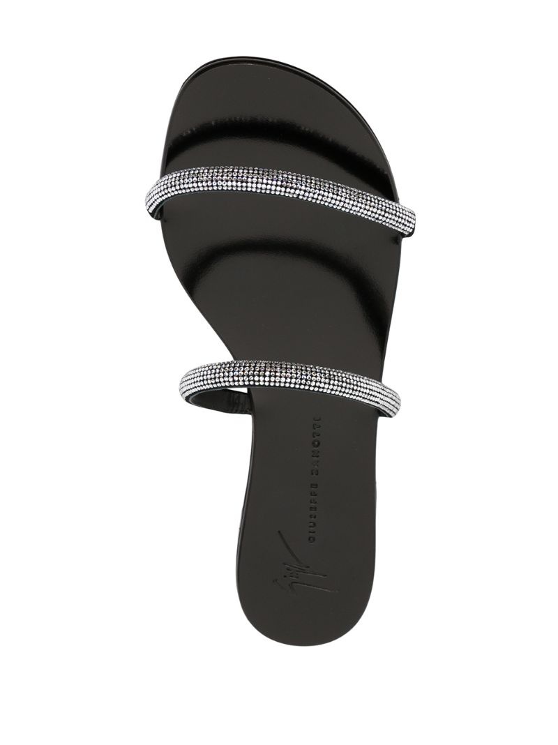Croisette crystal-embellished sandals - 7