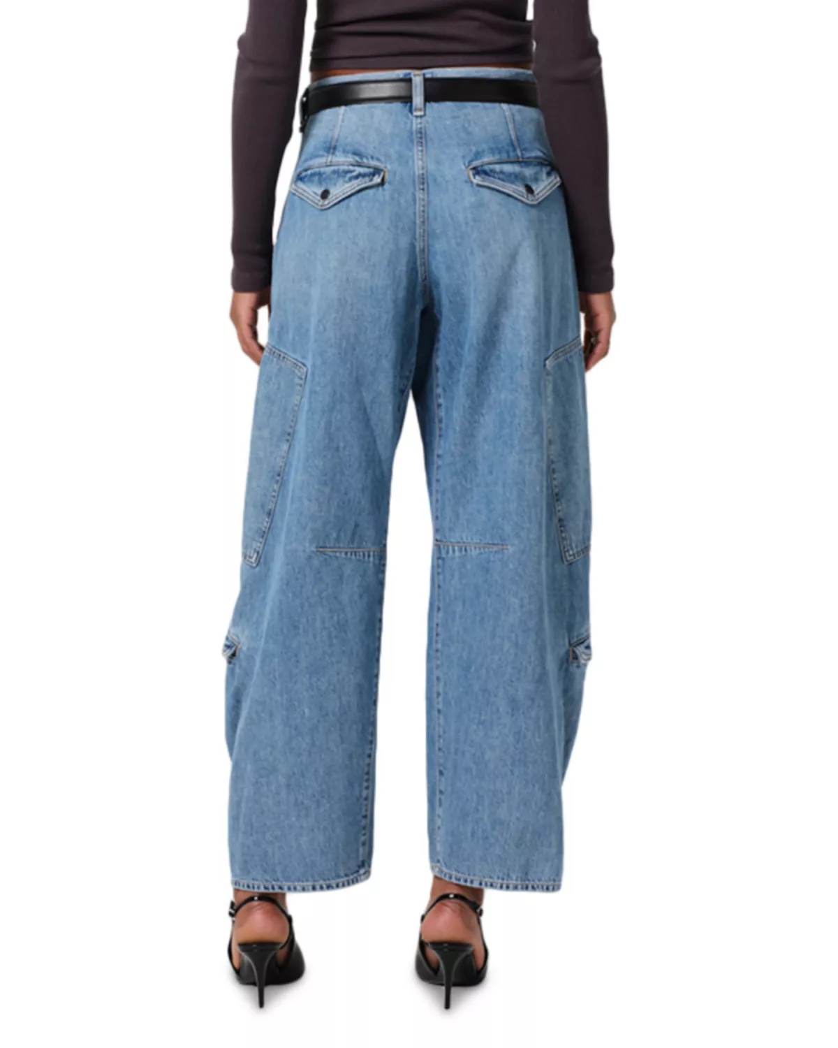 Flight High Rise Barrel Jeans in Zenith - 4