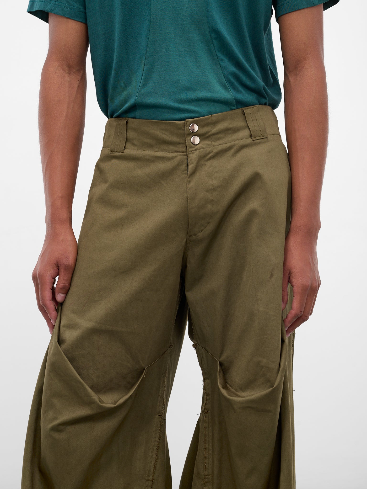 Khaki Twill Mountain Descent Pants - 4