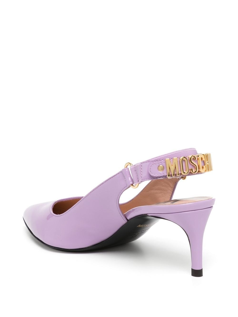 closed-toe mid-heel mules - 2