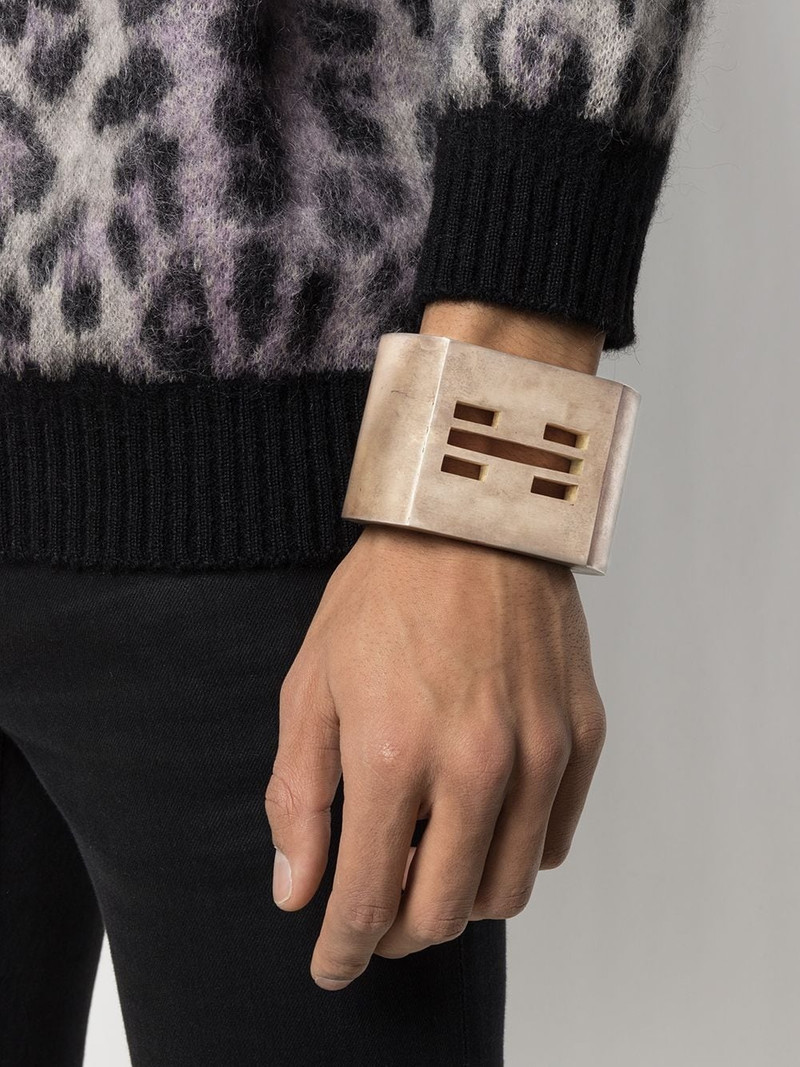 Parts of Four Crescent cut-out bracelet outlook