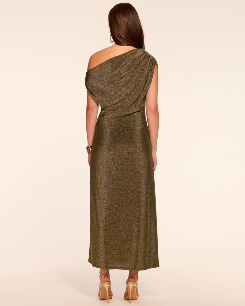 Chet Sparkle Knit Off-The-Shoulder Midi Dress 4