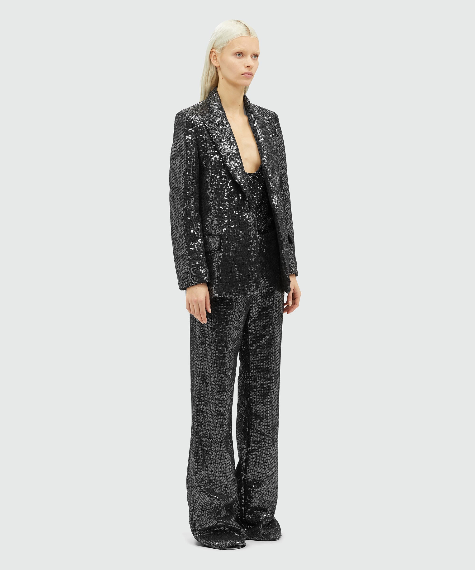 Sequined fabric jacket - 4