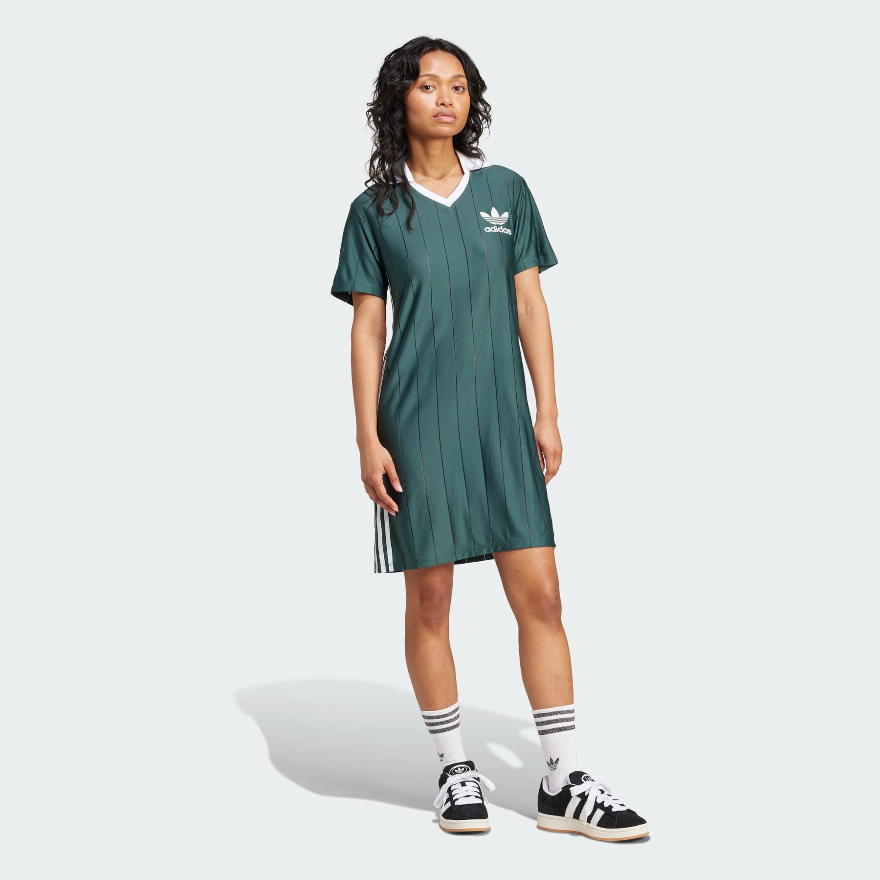 Adicolor 3-Stripes Pinstripe Dress - 4