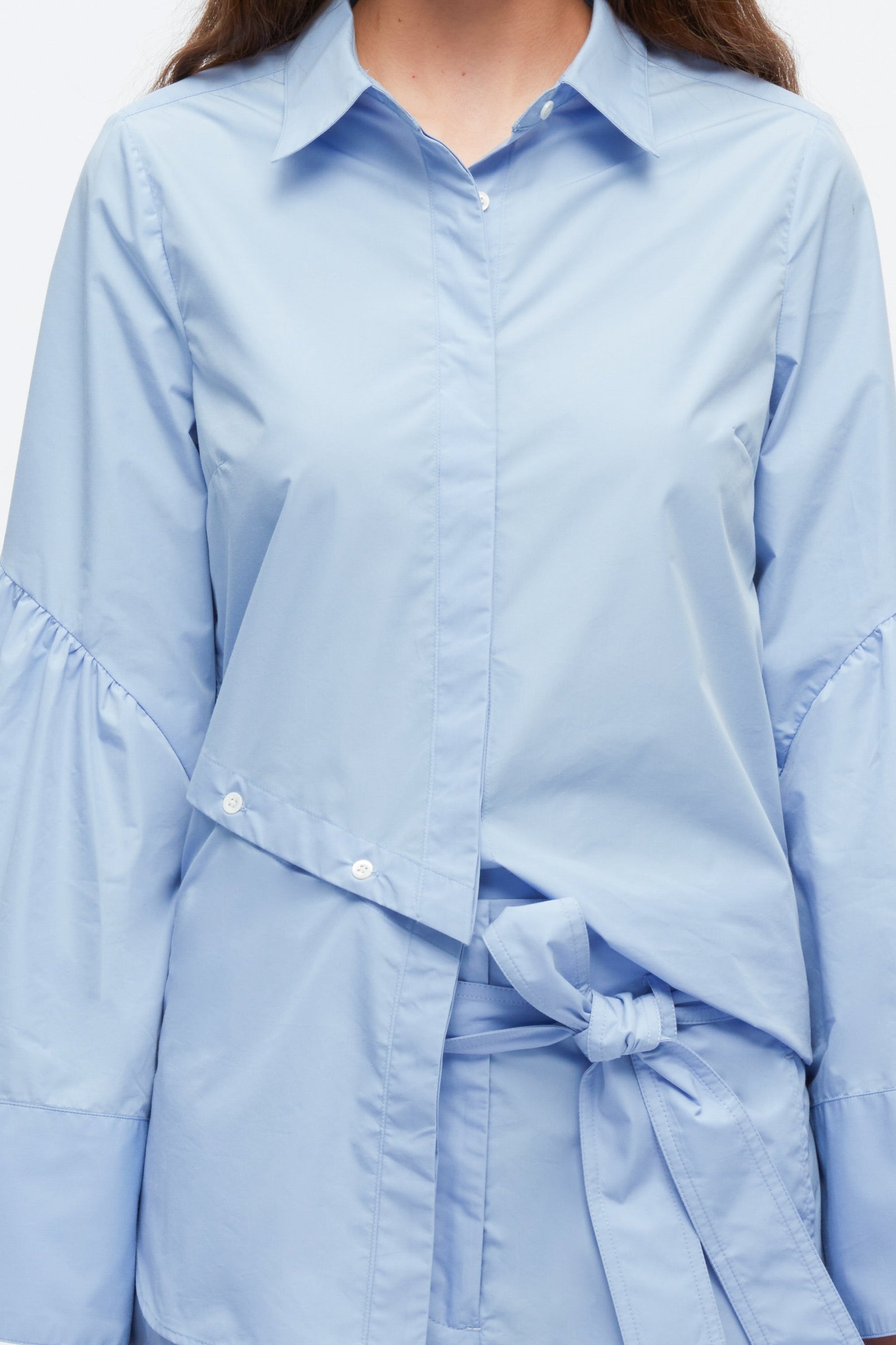 Belted Shorts With Cuffs - 5