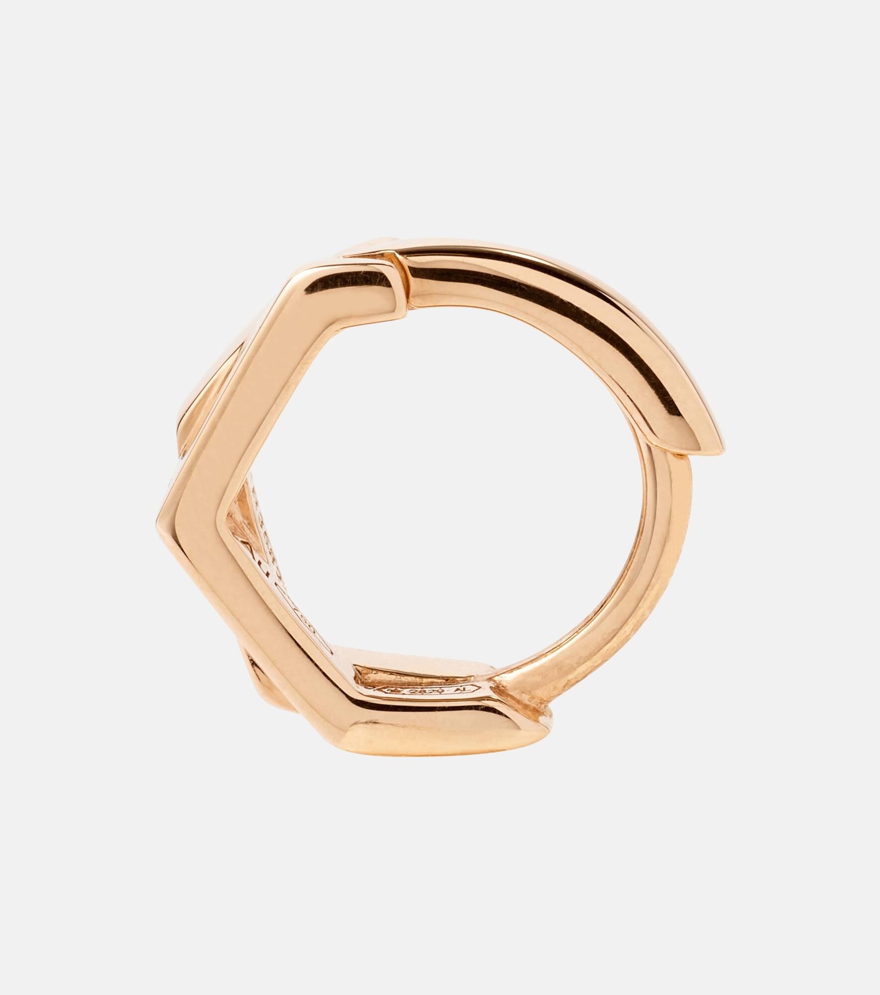 Antifer 18kt rose gold hoop earring - 4