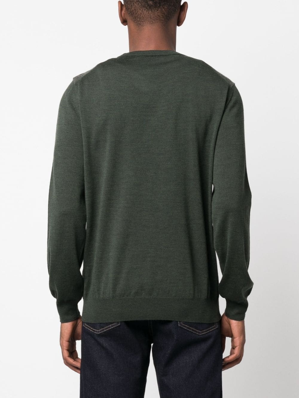 fine-knit wool jumper - 4