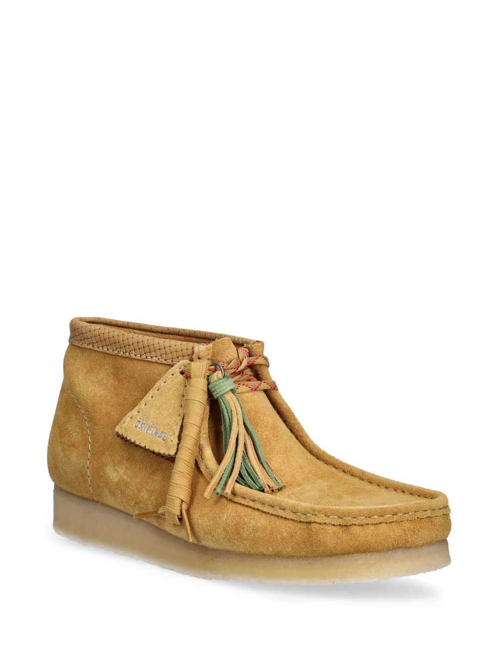 tassel-detail suede ankle boots - 4