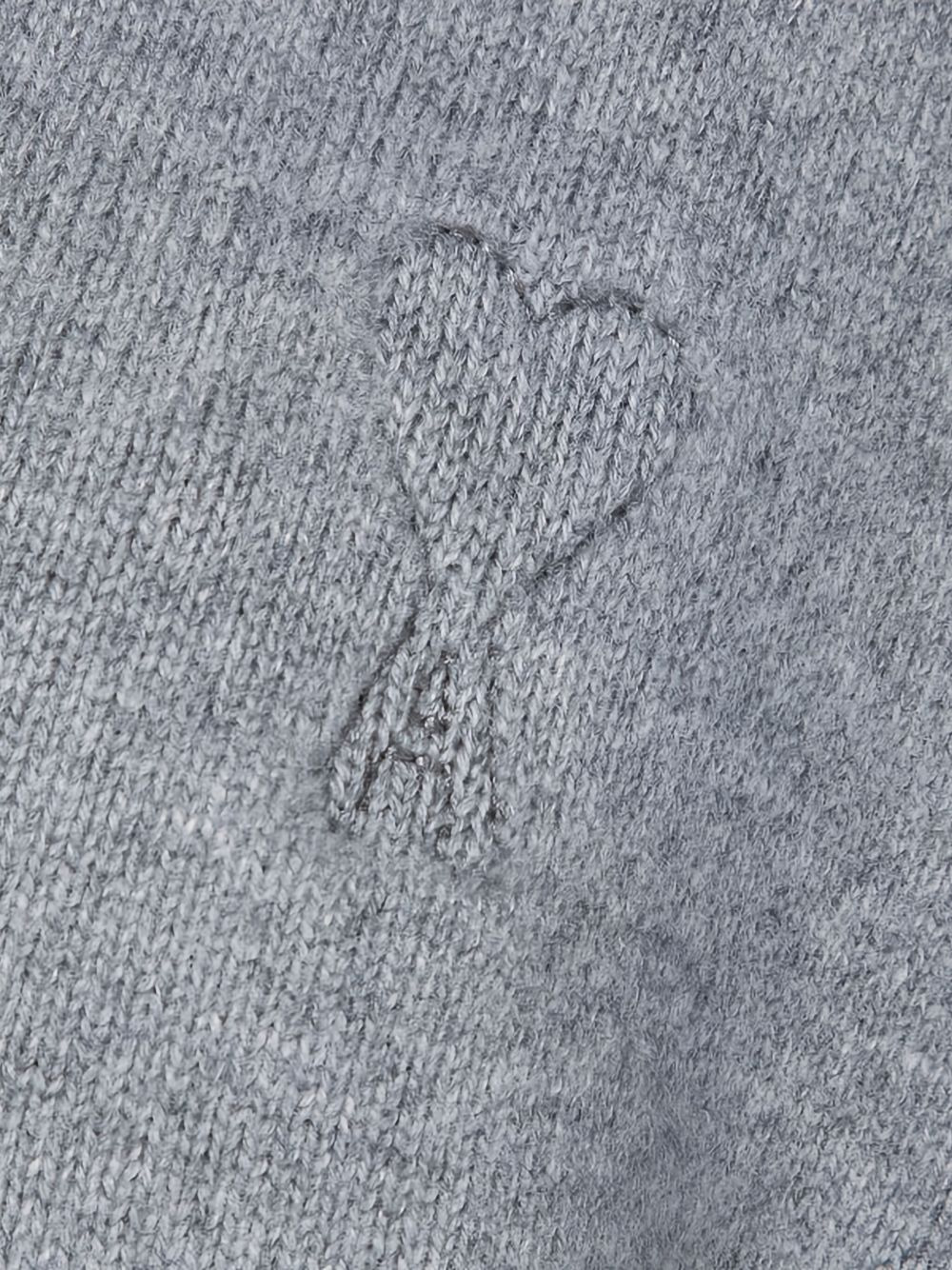 logo-embroidered V-neck sweater - 5