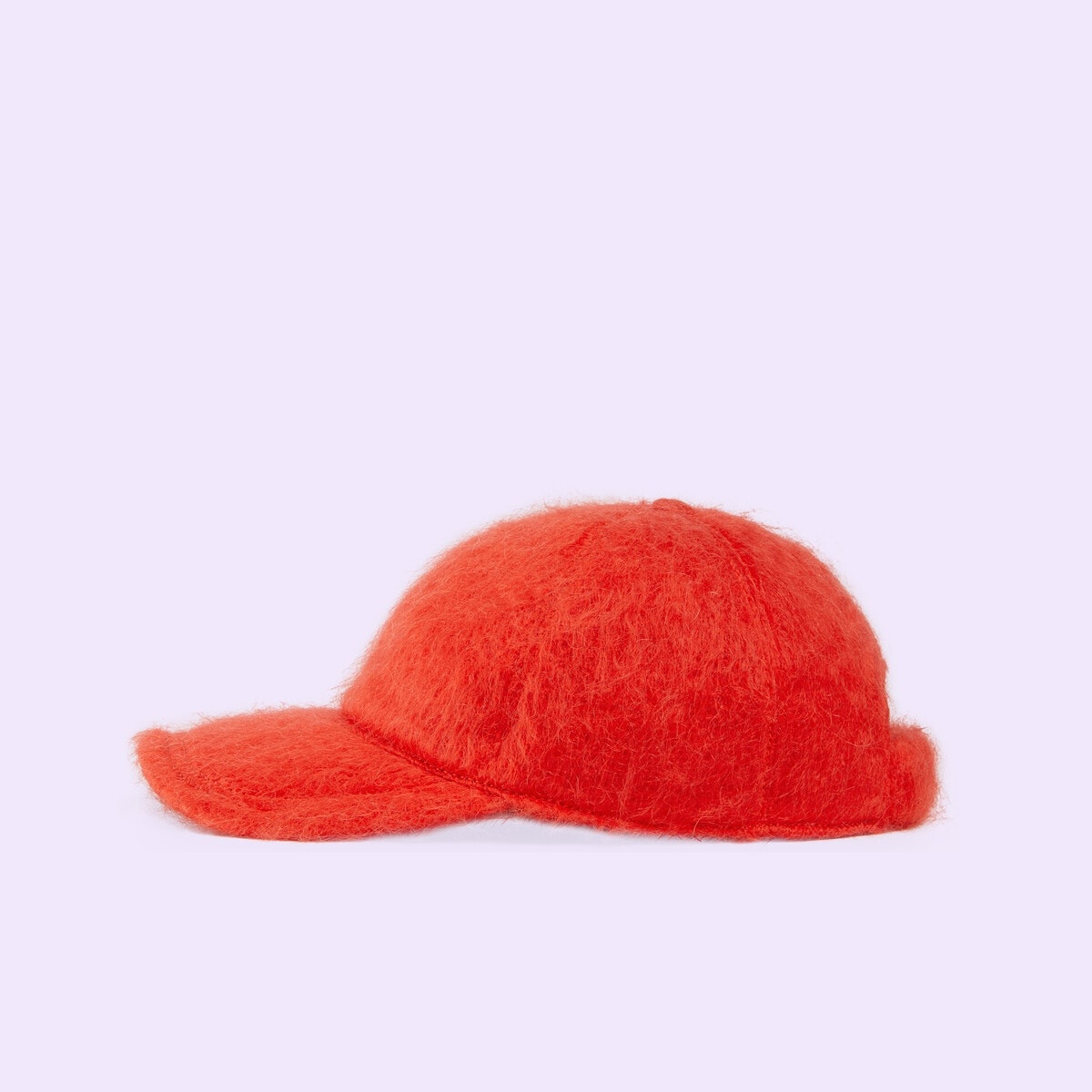 Mohair baseball hat with Double G - 2