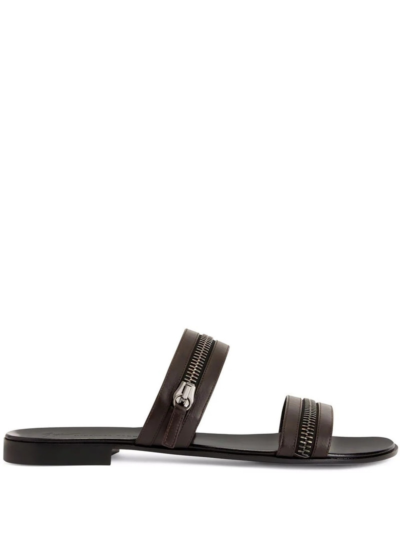 Brad zip-detail sandals 1