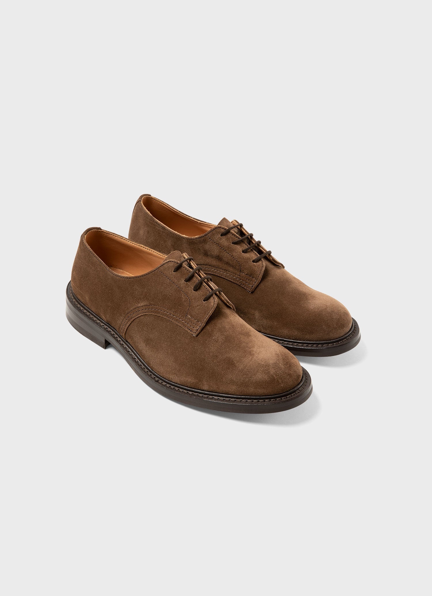 Sunspel and Trickers Suede Derby Shoe - 2
