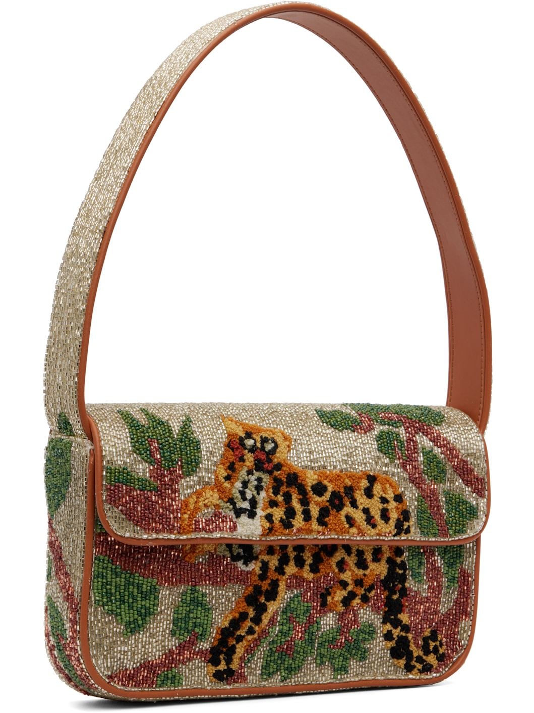 Beige Tommy Beaded Bag - 2