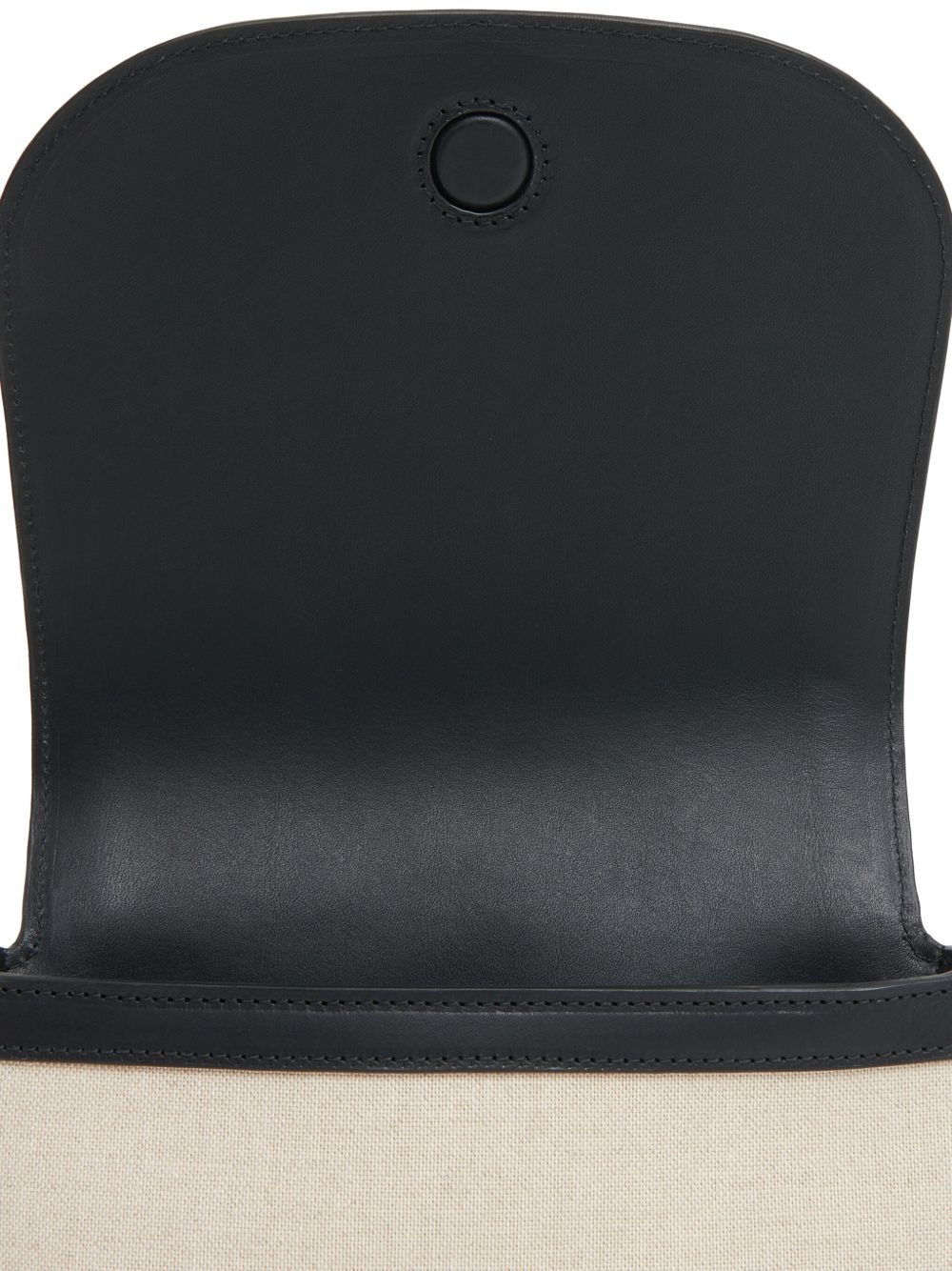 structured-canvas shoulder bag - 4