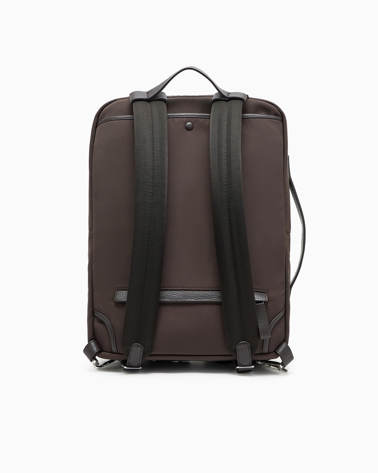 ASV NYLON AND PEBBLED-LEATHER BACKPACK - 3